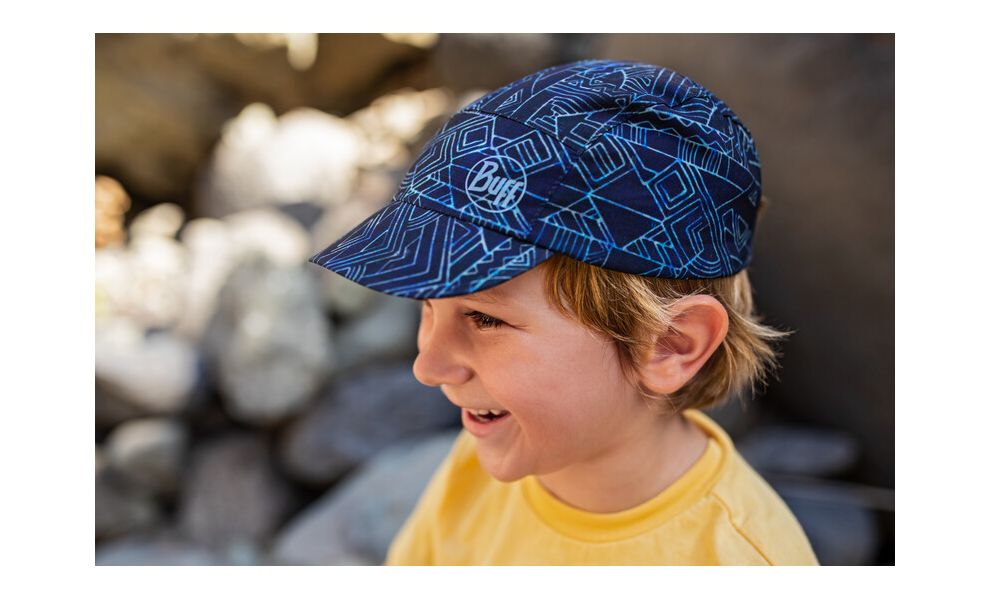 Кепка дитяча BUFF® Kids Pack Mini (Kasai Night Blue), Колір виробника: Kasai Night Blue, зображення 3