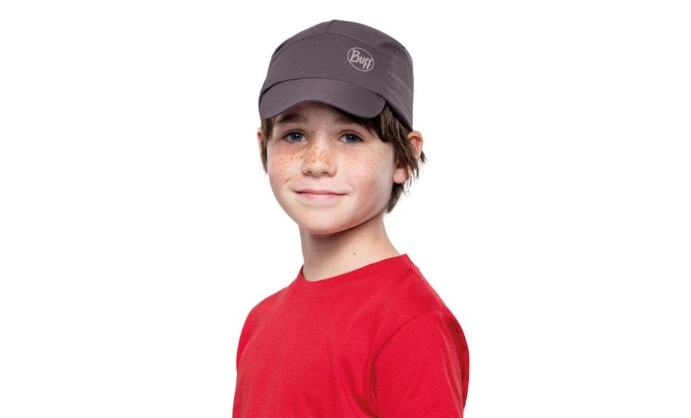 Кепка дитяча BUFF® Kids Pack Mini (Solid Moss Green), Колір виробника: Solid Moss Green, зображення 4