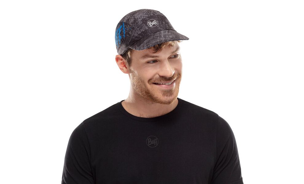 Кепка BUFF® Pack Run (Rush Graphite), Колір виробника: Rush Graphite, Тип розміру: L/XL, зображення 5