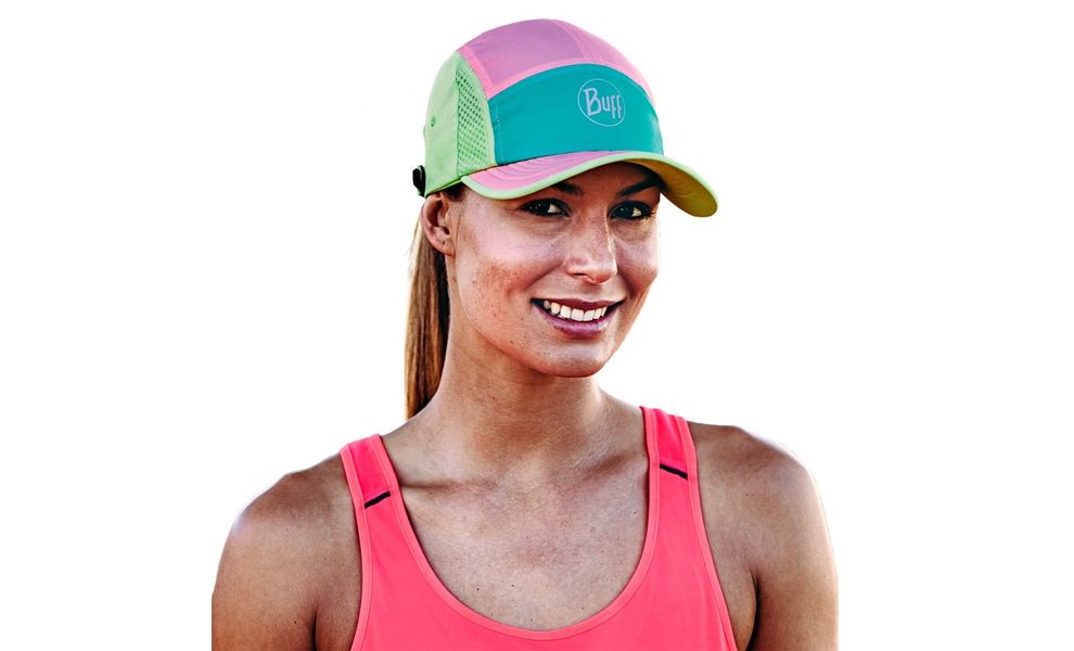 Кепка BUFF® Run (Blocks Multi), Колір виробника: Blocks Multi, зображення 2