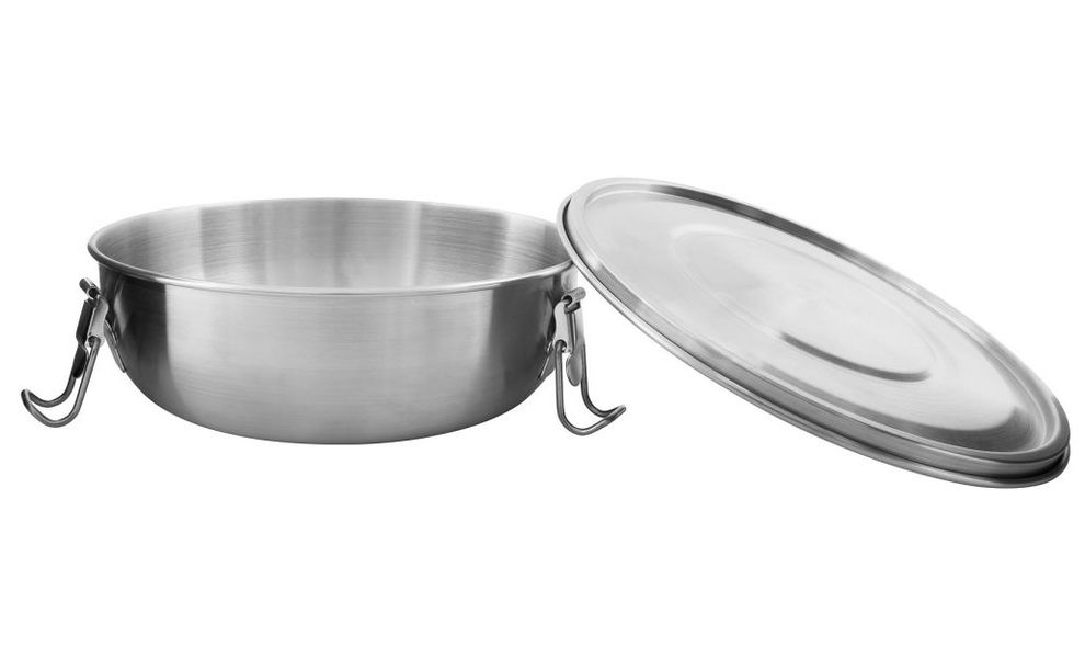Туристична миска з кришкою Tatonka Food на 750 мл, нержавіюча сталь, зображення 2