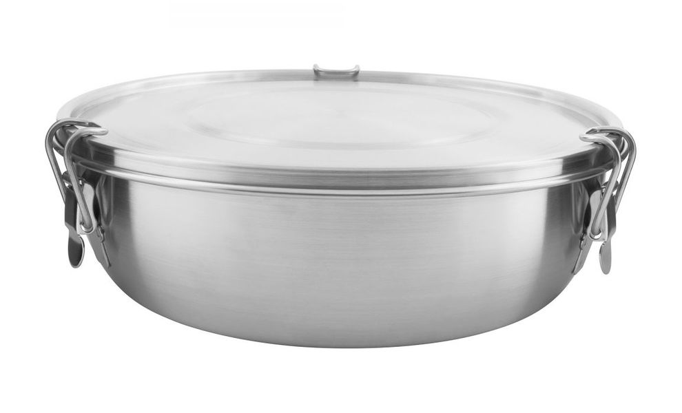 Туристична миска з кришкою Tatonka Food на 1000 мл, нержавіюча сталь, зображення 2