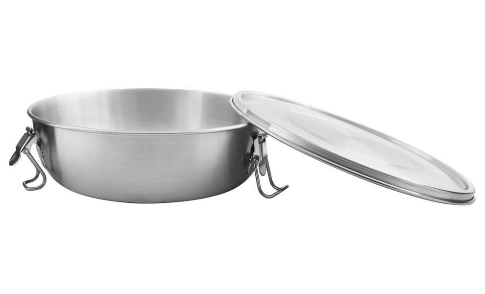 Туристична миска з кришкою Tatonka Food на 1000 мл, нержавіюча сталь, зображення 3