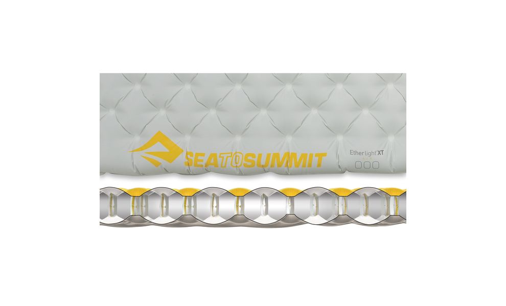 Надувний каремат Sea to Summit Ether Light XT - Regular: з мішком-насосом, Товщина: 10, Тип розміру: Regular, Колір виробника: Grey, зображення 6