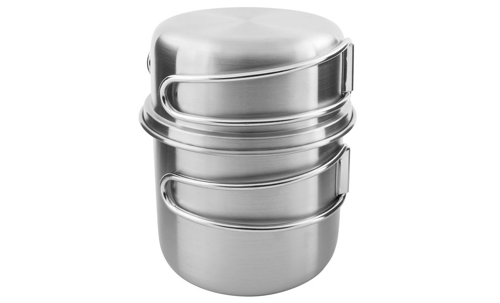 Похідний набір сталевого посуду Tatonka Handle Mug 500 Set: кружка, миска, Тип комплекту: 500 мл, зображення 2