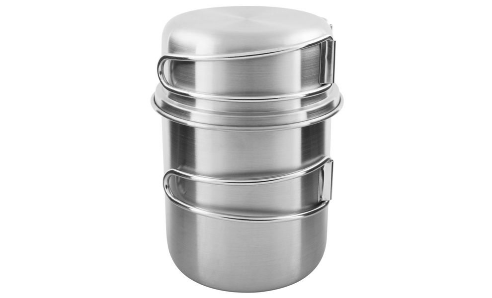 Похідний набір сталевого посуду Tatonka Handle Mug 600 Set: кружка, миска, Тип комплекту: 600 мл, зображення 2