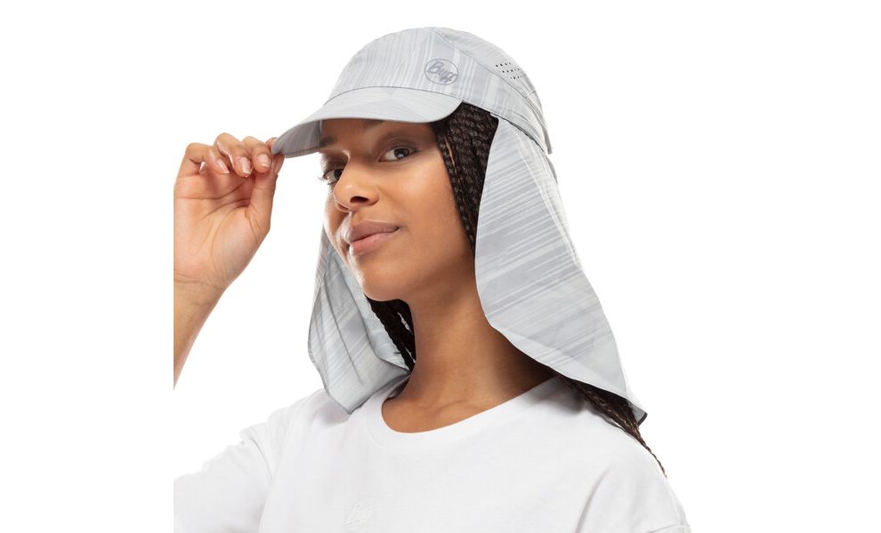 Кепка BUFF® Pack Sakhara (Grevers Light Grey), Колір виробника: Grevers Light Grey, Тип розміру: L/XL, зображення 4