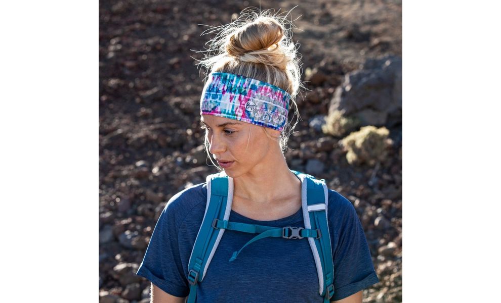 Пов'язка на голову BUFF® CoolNet UV+ (Dogun Multi), Колір: Dogun Multi, зображення 4