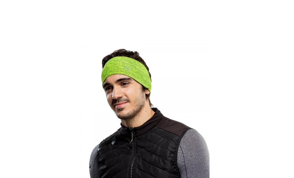 Пов'язка на голову BUFF® DryFLX (R-Yellow Fluor), Колір: R-Yellow Fluor, зображення 2