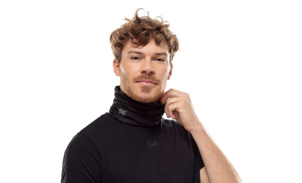 Літній шарф-труба BUFF® Coolnet UV+ (Solid Black), Колір виробника: Solid Black, зображення 2