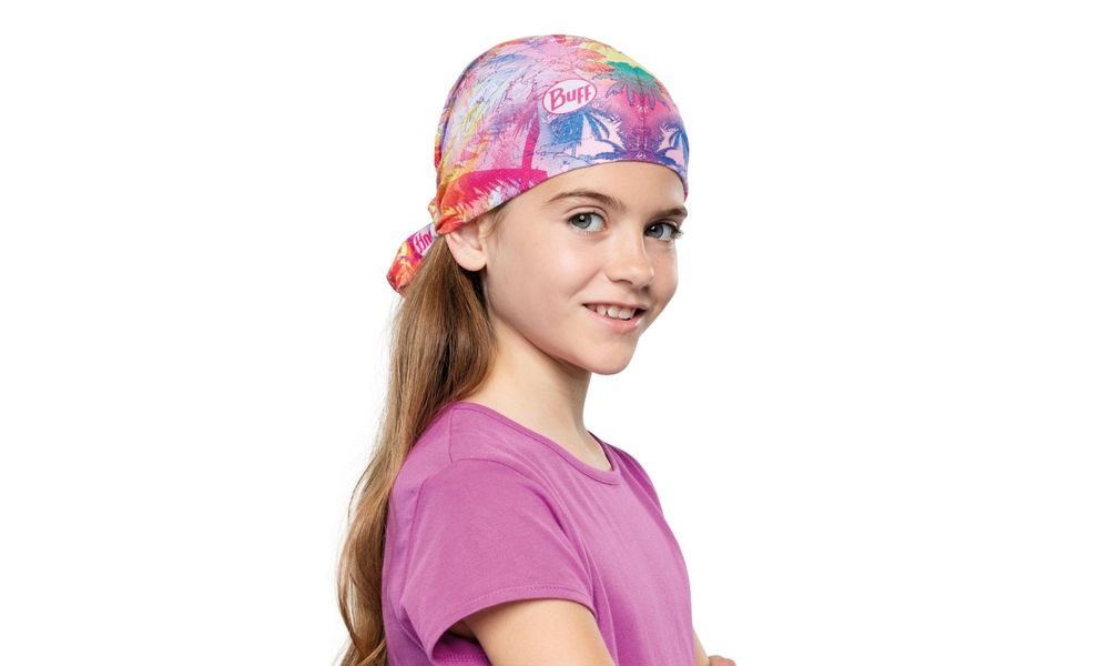 Мультишарф дитячий BUFF® Kids CoolNet UV+ (Fireworks Multi), Колір виробника: Fireworks Multi, зображення 3