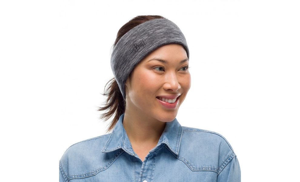 Мультишарф BUFF® Merino Midweight (Multistripes Graphite), Колір виробника: Multistripes Graphite, зображення 3