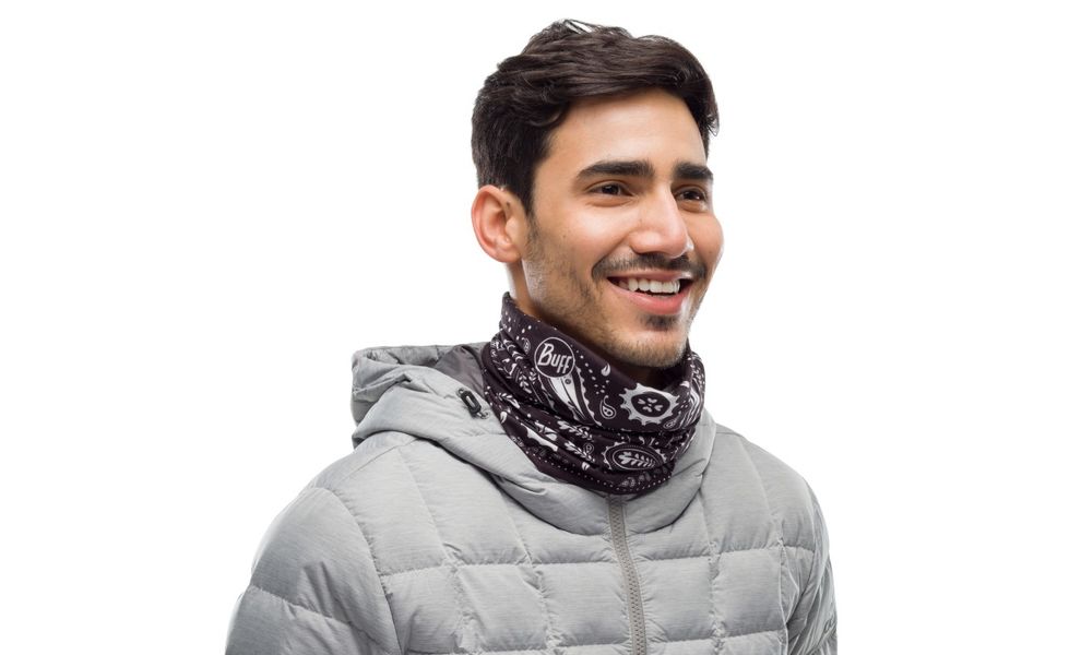 Мультишарф BUFF® Original EcoStretch (New Cashmere Black), Колір виробника: New Cashmere Black, зображення 2