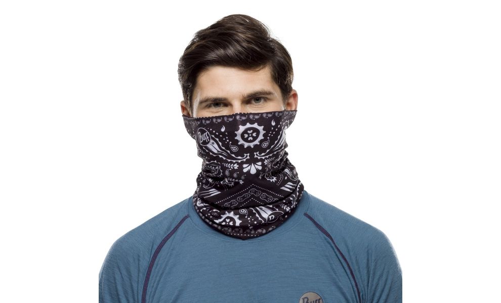 Мультишарф BUFF® Original EcoStretch (New Cashmere Black), Колір виробника: New Cashmere Black, зображення 5