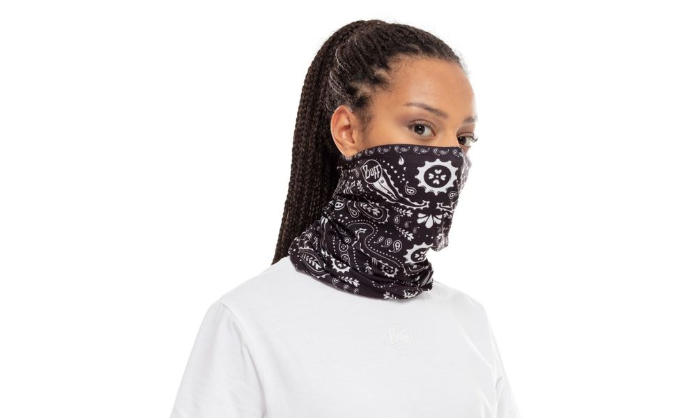 Мультишарф BUFF® Original EcoStretch (New Cashmere Black), Колір виробника: New Cashmere Black, зображення 7