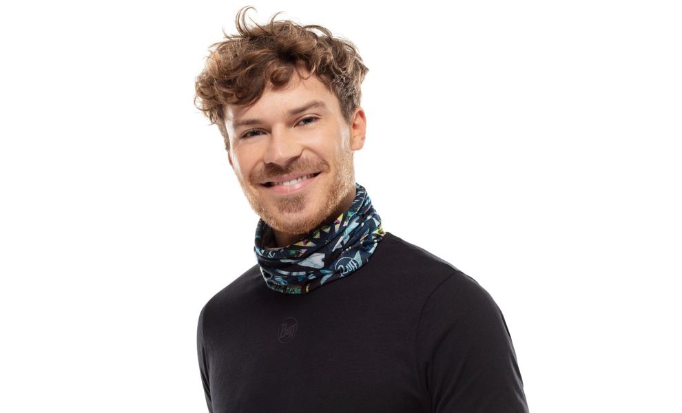 Мультишарф BUFF® Coolnet UV+ Reflective (Ipe Navy), Колір виробника: Ipe Navy, зображення 2