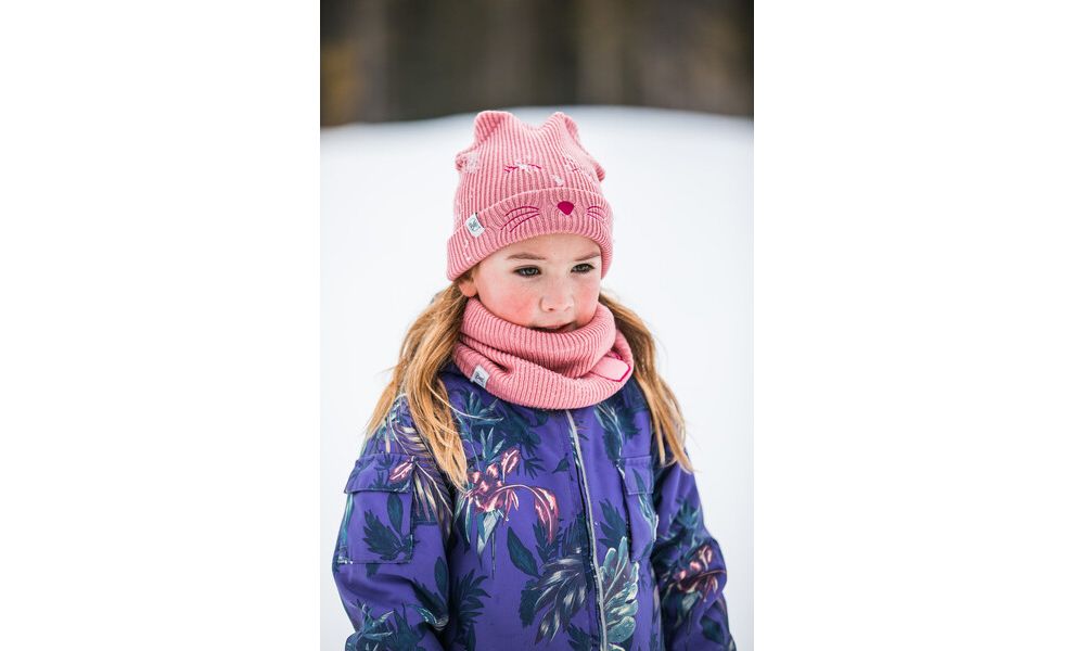 Снуд дитячий BUFF® Kids Knitted & Fleece Funn (Cat Sweet), Колір виробника: Cat Sweet, зображення 3