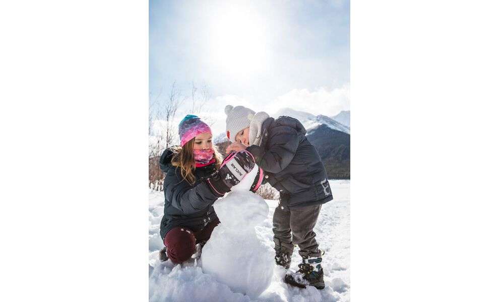 Снуд дитячий BUFF® Kids Knitted & Fleece Funn (Ghost), Колір виробника: Ghost, зображення 2