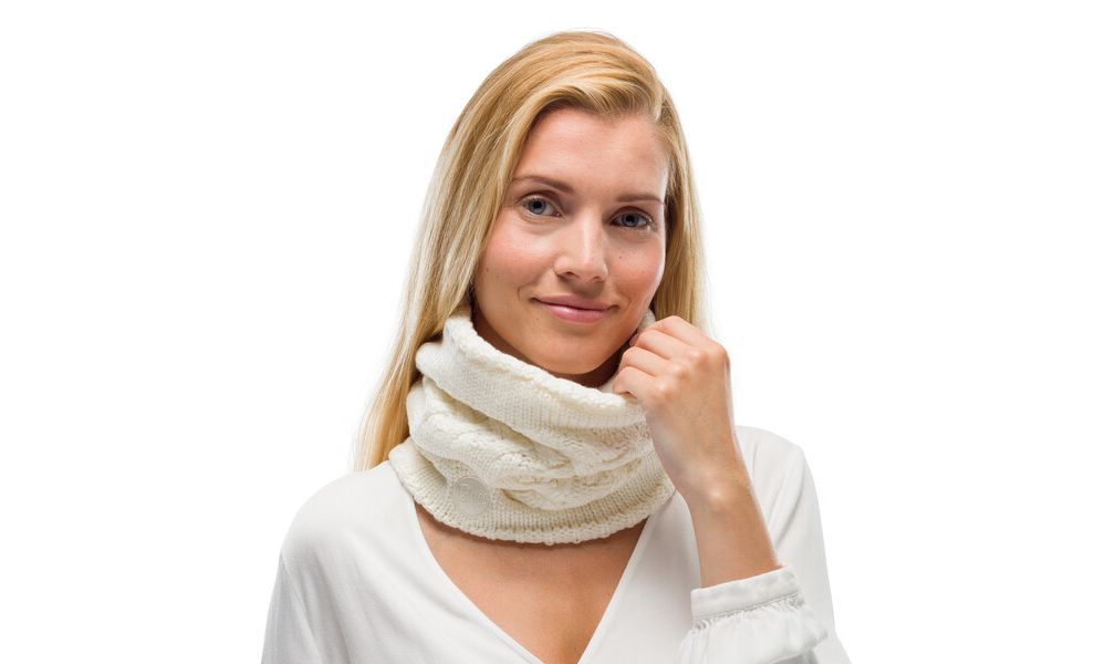 Снуд BUFF® Knitted & Fleece Airon (Cru), Колір виробника: Cru, зображення 2