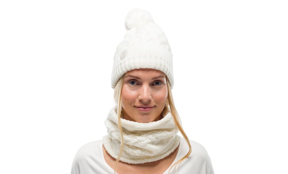 Снуд BUFF® Knitted & Fleece Airon (Cru), Колір виробника: Cru, зображення 3