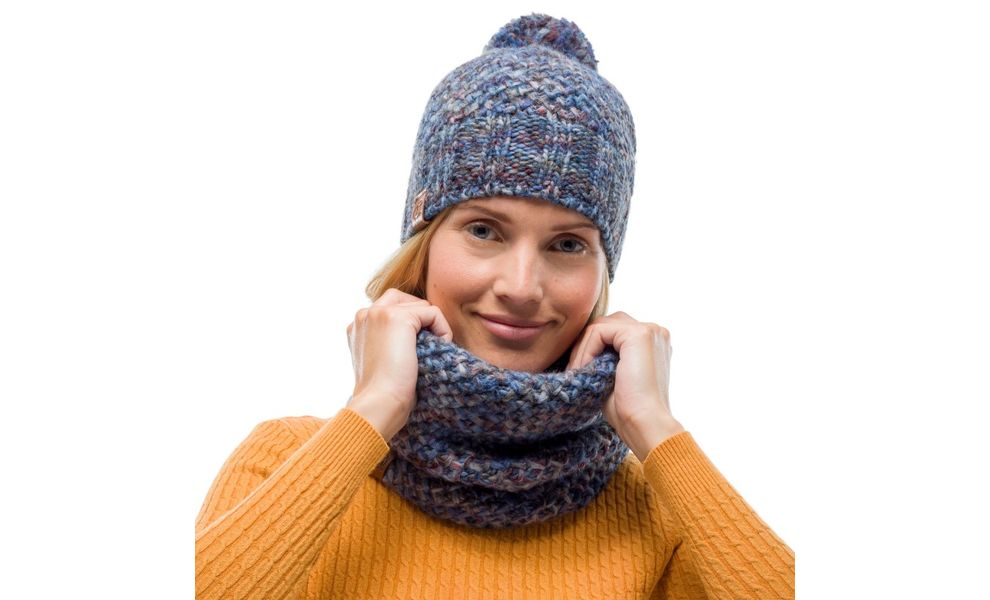 Снуд BUFF® Knitted & Fleece Margo (Blue), Колір виробника: Blue, зображення 3