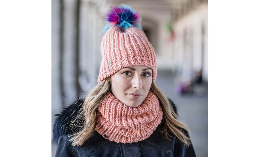 Снуд BUFF® Knitted & Fleece Dania (Peach), Колір виробника: Peach, зображення 2