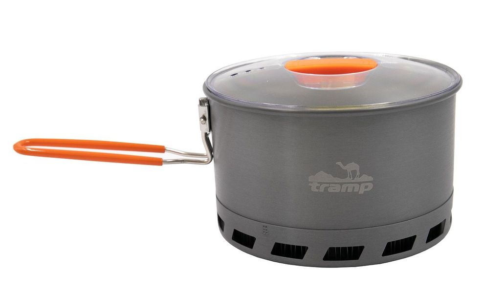Туристична каструля з теплообмінником Tramp UTRC-119 на 2,2 л, анодований алюміній, Об'єм: 2,2, зображення 2