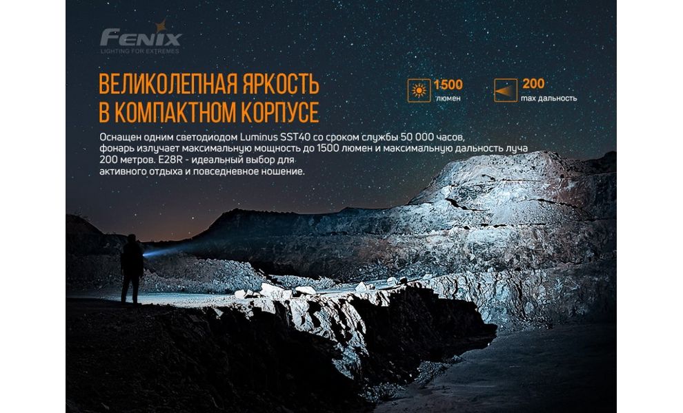 Ліхтар ручний Fenix E28R, зображення 8