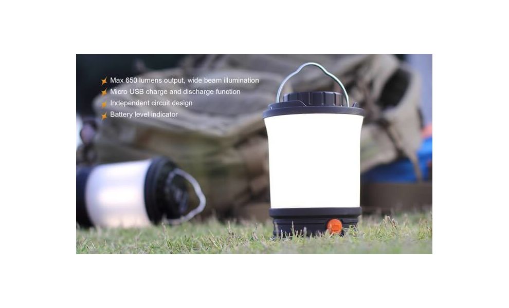 Кемпінговий ліхтар з акумулятором та функцією павербанк Fenix CL30R: Micro USB, Колір корпусу: Black, зображення 14