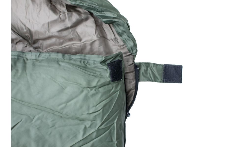 Демісезонний кемпінговий спальник-ковдра Totem Fisherman XXL до 10°C: з капюшоном, Максимальний зріст користувача: 205, Колір: Green, Сторона застібки: ліва, зображення 5