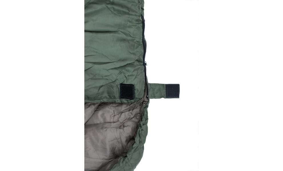 Демісезонний кемпінговий спальник-ковдра Totem Fisherman XXL до 10°C: з капюшоном, Максимальний зріст користувача: 205, Колір: Green, Сторона застібки: ліва, зображення 6