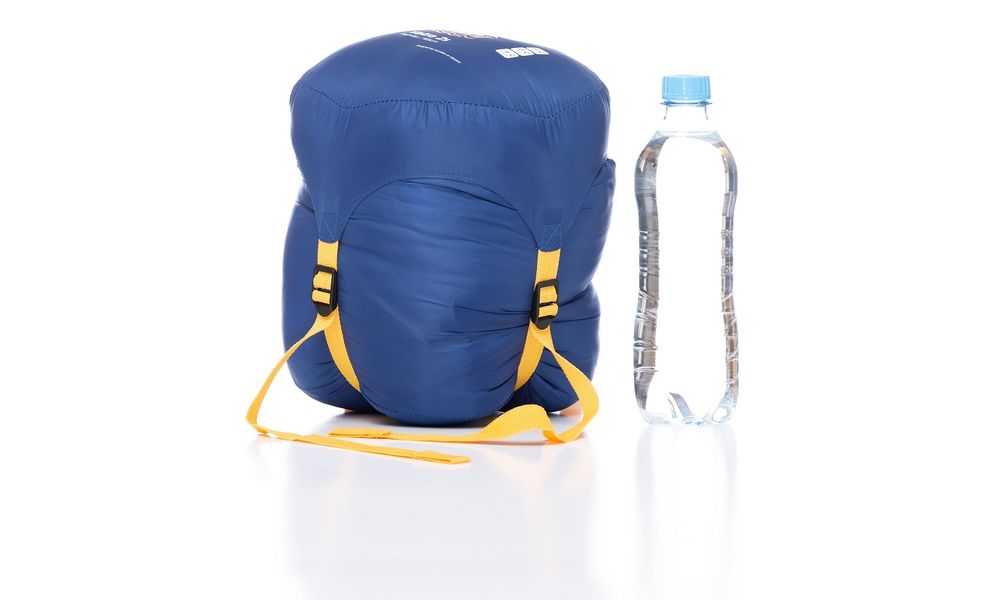 Демісезонний туристичний спальник Turbat Vatra 2S (2021) 175 до 0°C: з капюшоном, Максимальний зріст користувача: 175, Колір: Azure Blue/Estate Blue, Сторона застібки: центр, зображення 5