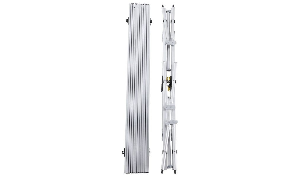 Розкладний стіл з алюмінію Uquip Variety L - 120x70x70 см, Тип розміру: L, Колір: Grey, зображення 3