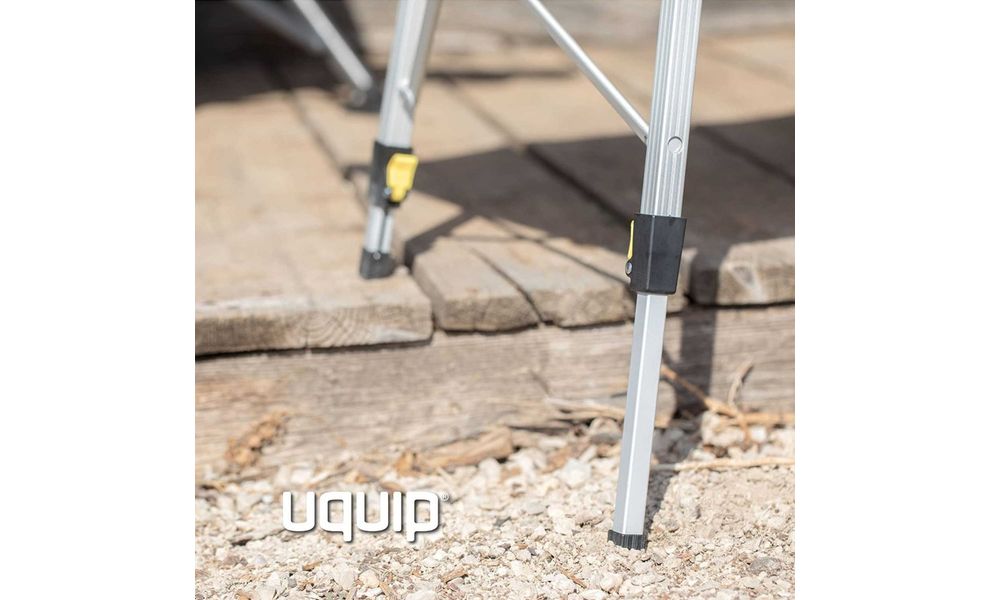 Розкладний стіл з алюмінію Uquip Variety L - 120x70x70 см, Тип розміру: L, Колір: Grey, зображення 8