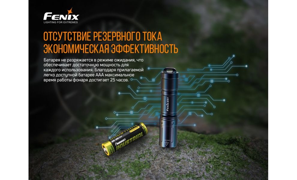 Ліхтар-брелок Fenix E01 V2.0 (Black), Колір: Black, зображення 8