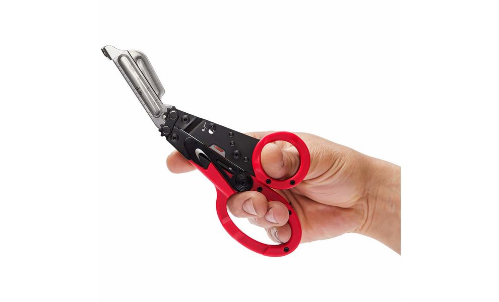 Мультитул-ножиці з чохлом SOG ParaShears (Red) - 13 функцій, Колір рукоятки: Red, Колір інструментів: Metal, зображення 2