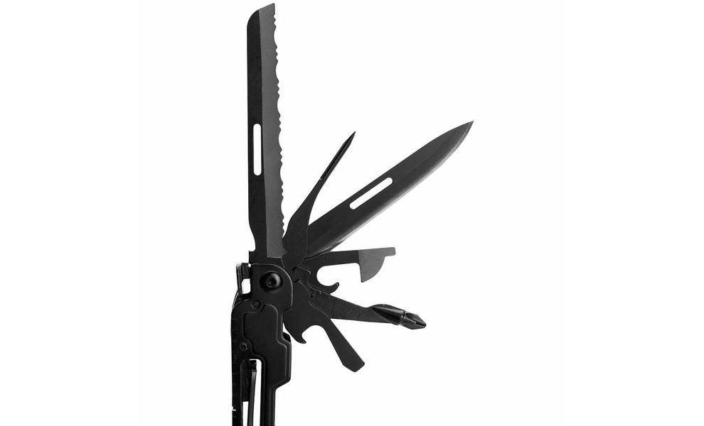 Мультитул з чохлом та бітами SOG PowerAccess Deluxe (Black) - 31 функція, Колір рукоятки: Black, Колір інструментів: Black, зображення 3