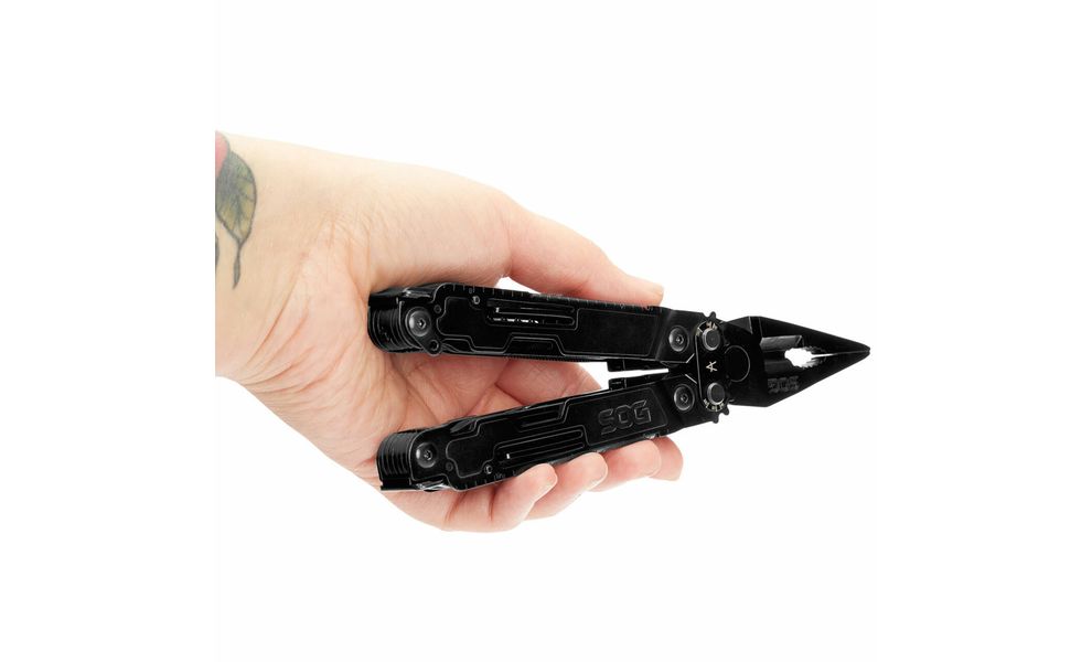 Мультитул з чохлом та бітами SOG PowerAccess Deluxe (Black) - 31 функція, Колір рукоятки: Black, Колір інструментів: Black, зображення 7