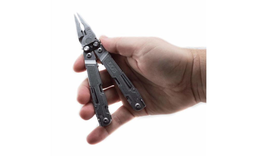 Мультитул SOG PowerAccess (Metal) - 16 функцій, Колір рукоятки: Metal, Колір інструментів: Metal, зображення 8