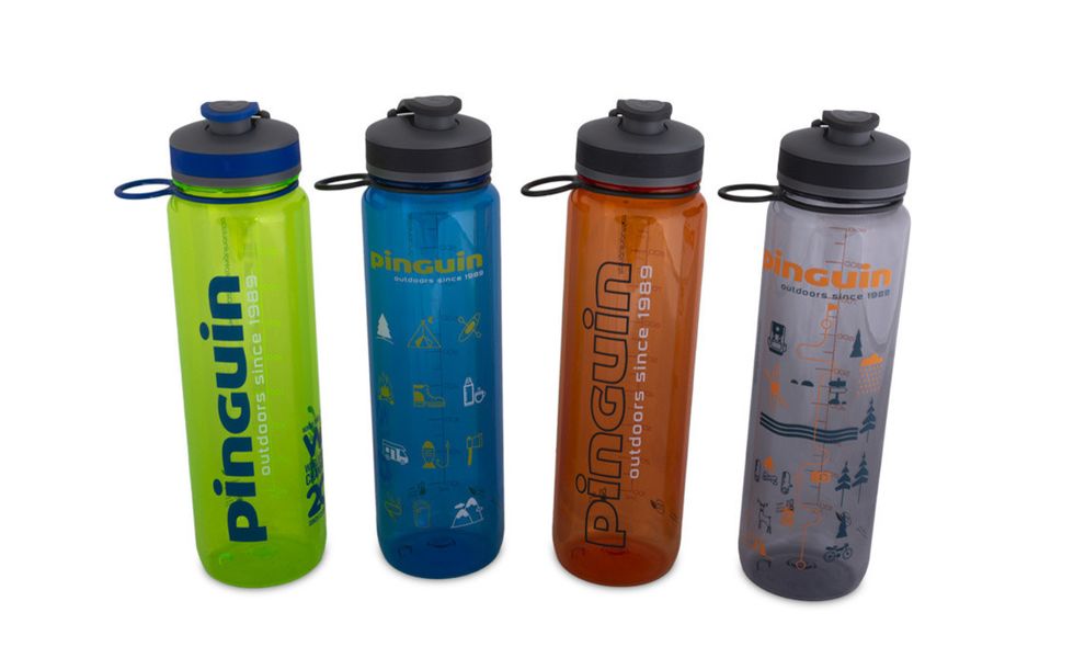 Спортивна пляшка для води з поїлкою та ситечком Pinguin Tritan Sport (Orange) на 1000 мл, тритан, Об'єм: 1000, Колір виробника: Orange, зображення 3