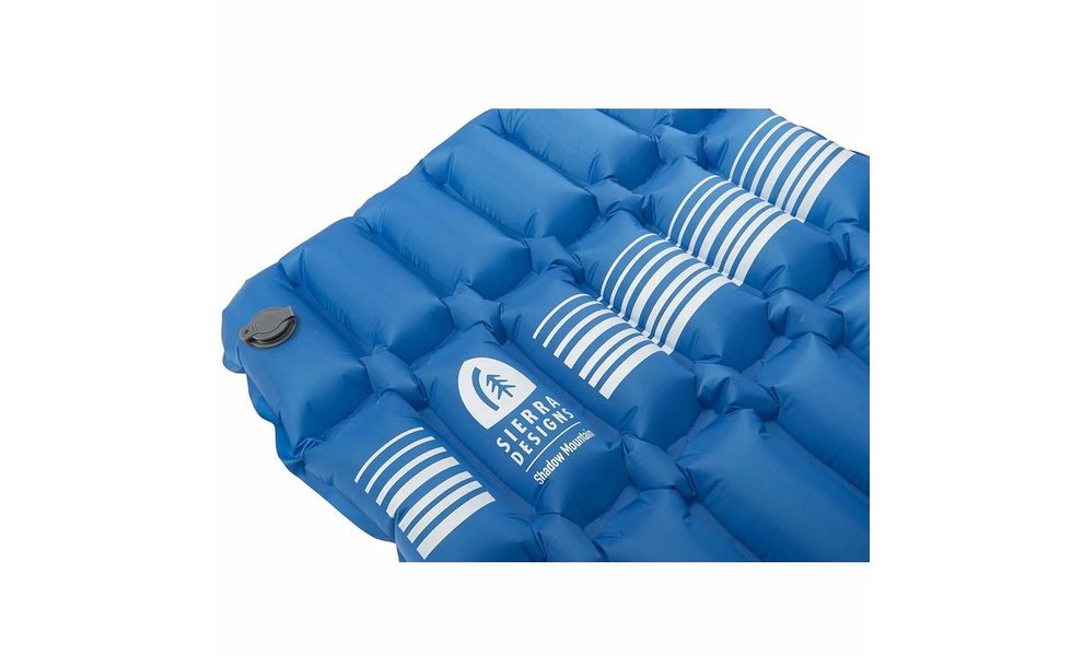 Надувний каремат Sierra Designs Shadow Mountain, Товщина: 7,6, Колір виробника: Blue, зображення 3