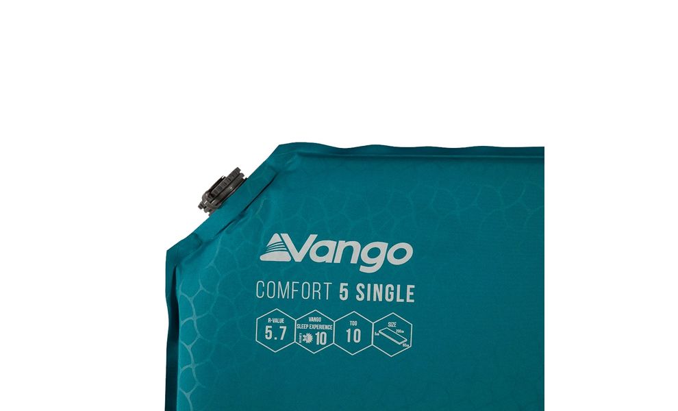 Самонадувний каремат Vango Comfort 5 - Single, Товщина: 5, Тип розміру: Single, Колір виробника: Bondi Blue, зображення 5