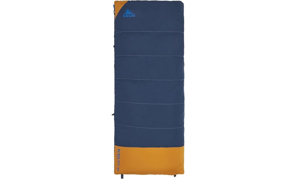 Дитячий кемпінговий спальник-ковдра Kelty Callisto 30 Kids (Midnight Navy) до -1°C, Максимальний зріст користувача: 152, Колір: Midnight Navy, Сторона застібки: права, зображення 2