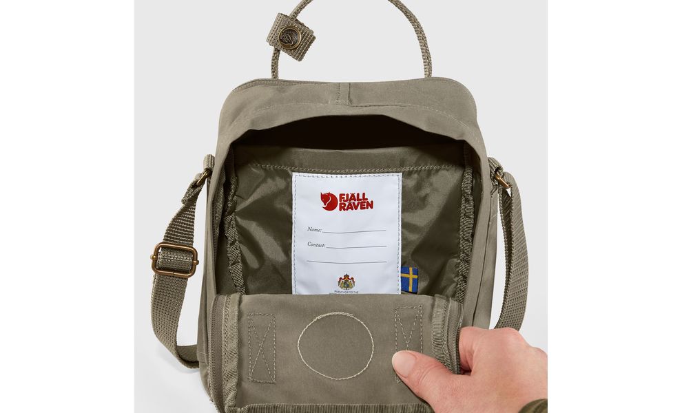 Сумка для документів Fjallraven Kanken Sling (664-319/Frost Green-Peach Pink), 2,5 л, Об'єм: 2,5, Колір виробника: 664-319/Frost Green-Peach Pink, зображення 10