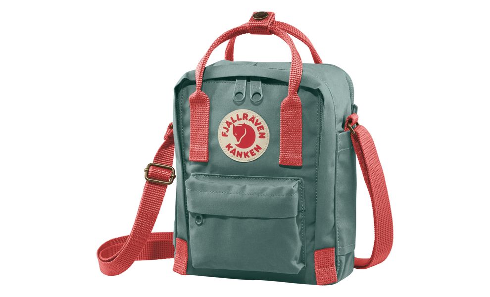 Сумка для документів Fjallraven Kanken Sling (664-319/Frost Green-Peach Pink), 2,5 л, Об'єм: 2,5, Колір виробника: 664-319/Frost Green-Peach Pink, зображення 2