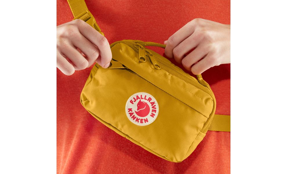 Сумка на пояс Fjallraven Kanken Hip Pack - 23796 (160/Ochre), 2 л, Об'єм: 2, Колір виробника: 160/Ochre, зображення 4
