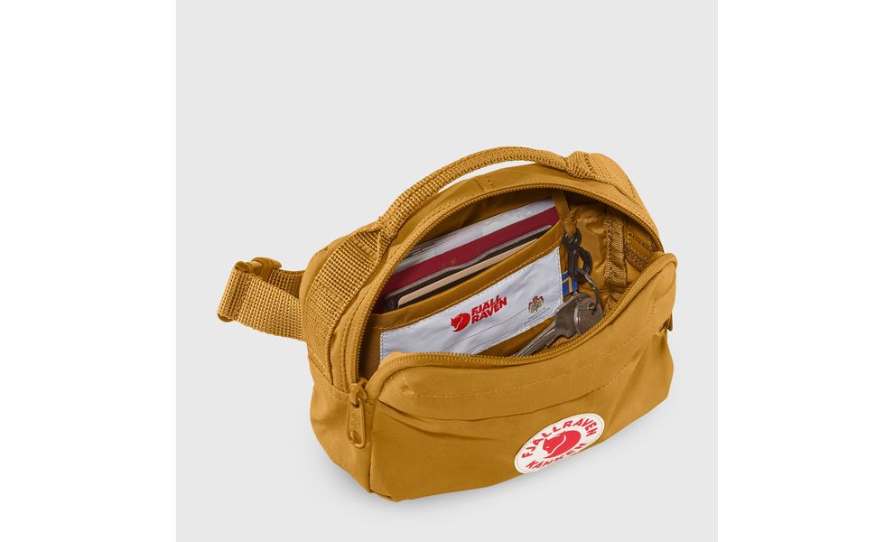 Сумка на пояс Fjallraven Kanken Hip Pack - 23796 (160/Ochre), 2 л, Об'єм: 2, Колір виробника: 160/Ochre, зображення 10