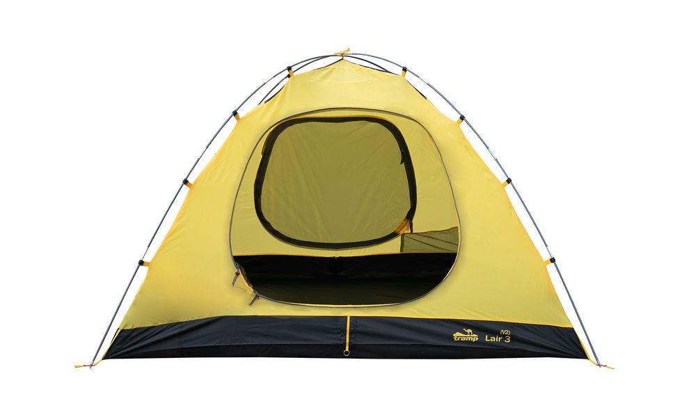 3-місний намет Tramp Lair 3 V2 (2022): двошаровий, з тамбуром, Кількість місць: 3, Колір: Green/Yellow, зображення 11