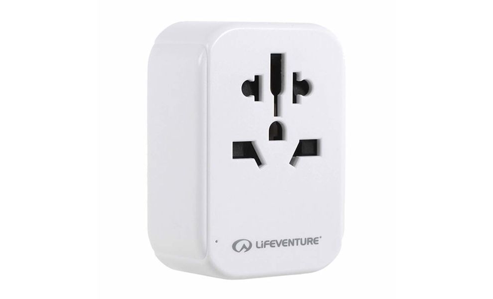 Перехідник для розеток Lifeventure European Travel Adaptor USB, зображення 2