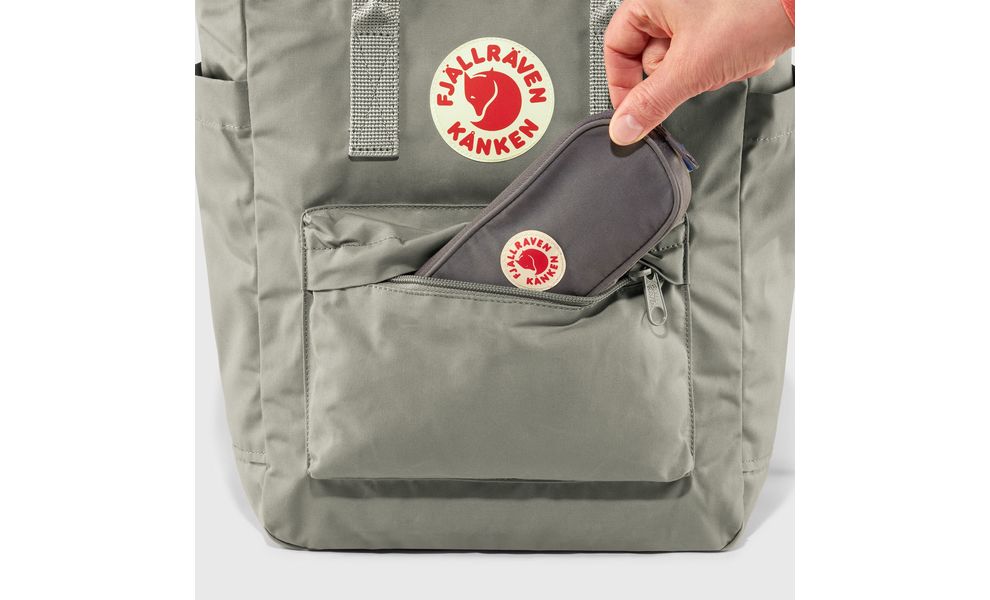 Сумка-рюкзак Fjallraven Kanken Totepack (664/Frost Green), 14 л, зображення 9